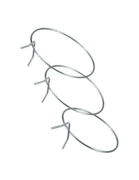 Soporte Maceta Pared Zincado 14 cms