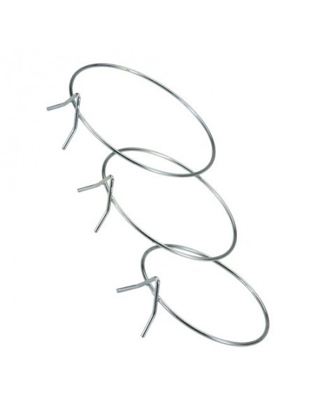 Soporte Maceta Pared Zincado 16 cms
