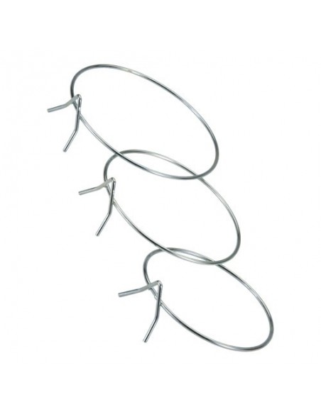 Soporte Maceta Pared Zincado 18 cms
