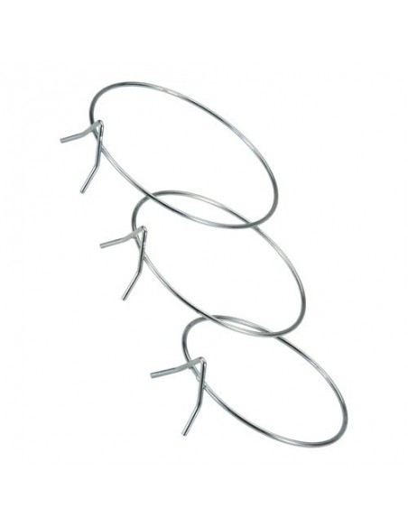 Soporte Maceta Pared Zincado 20 cms