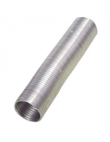 Tubo Aluminio Compacto Gris Ø 150 mm. / 5 metros