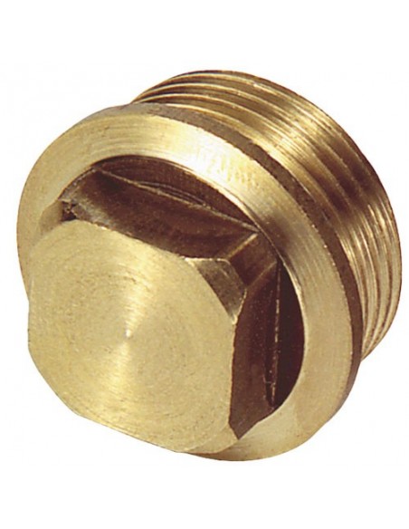 Tapon Ciego Macho Laton 1/2"