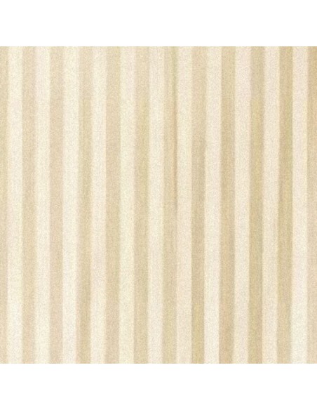 Cortina Ducha Tela Rayas Beige 180x200 cm.