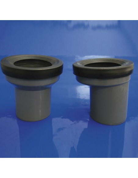 Manguito Inodoro Pvc T-90-e  Excentrico 90