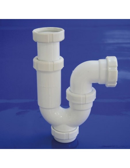 Sifon Curvo Extensible T-31 Tuerca Loca  1 1/2