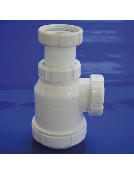 Sifon Botella Extensible T-4  1 1/2  Tuerca Loca