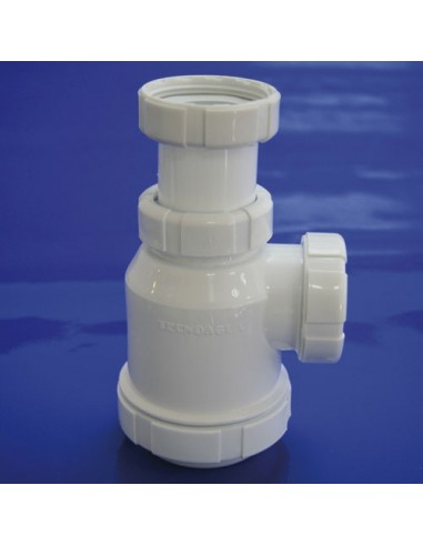 Sifon Botella Extensible T-4-VA  1 1/2  Válvula Automática