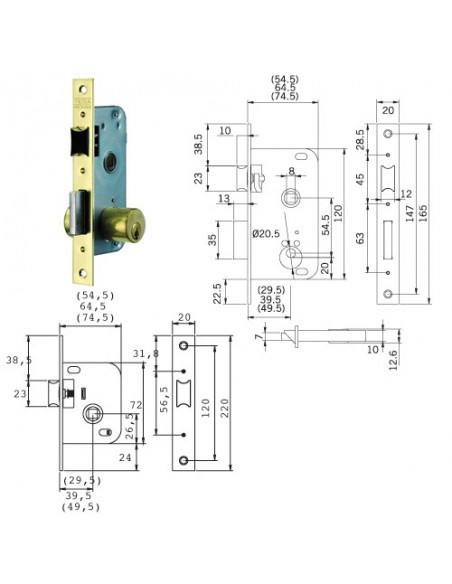 Cerradura Tesa 2005-HL/30
