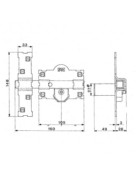 Cerrojo Fac 101-r/105-p 2