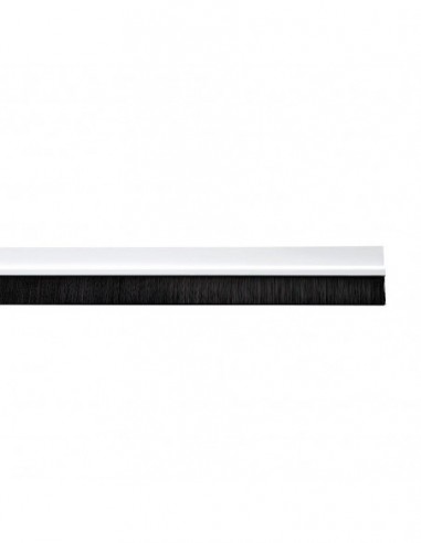 Burlete Pvc Blanco Con Cepillo 1 Metro