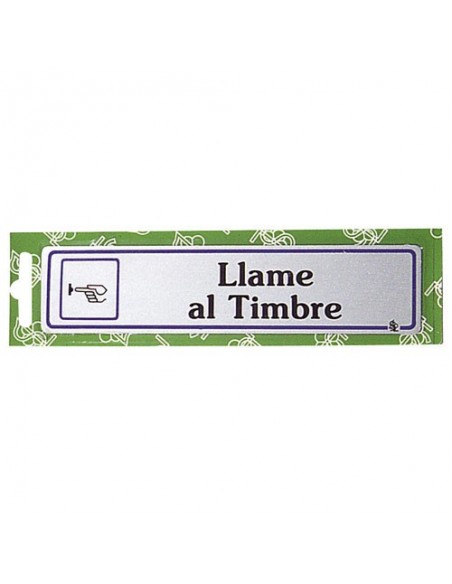 Rotulo "Llame Al Timbre"