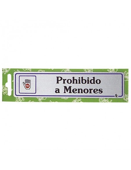 Rotulo "Prohibido A Menores"