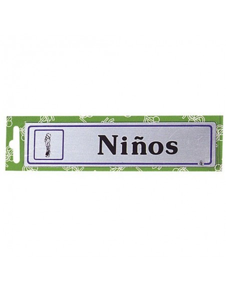 Rotulo "Niños"