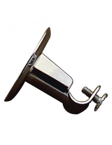 Soporte Tubo 12 mm.Ø Cromo Techo Redondo