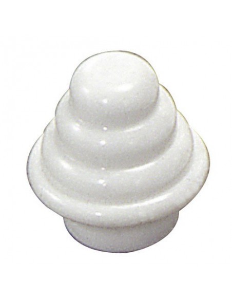 Terminal Exterior Tubo 12 mm.Ø Blanco