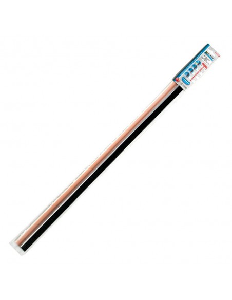 Burlete Pvc Transparente Con Cepillo 1 Metro 2