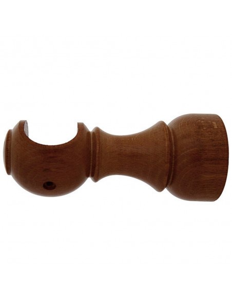 Soporte Madera Liso Abierto 28x128 mm. Nogal 2