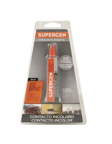 Pegamento Supergen Incoloro   20 ml