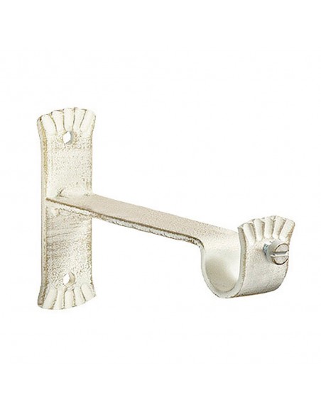 Soporte Largo Forja Ø20 Marfil / Oro (Blister 2 Piezas)