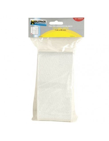 FIELTRO ADHESIVO 1mt x 85mm BLIST BLANCO