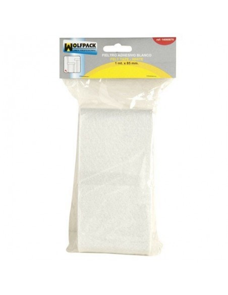 FIELTRO ADHESIVO 1mt x 85mm BLIST BLANCO 2