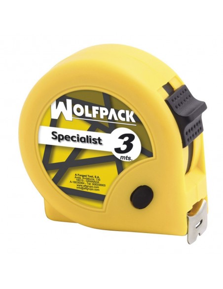 Flexometro Wolfpack Speciallist Sin Freno 3 Metros 2