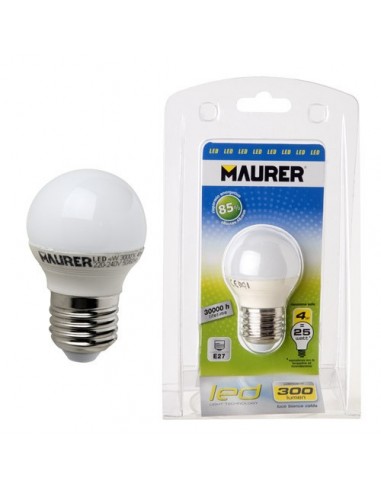 Bombilla Led Esferica E27 4w -25w. Lumenes 300