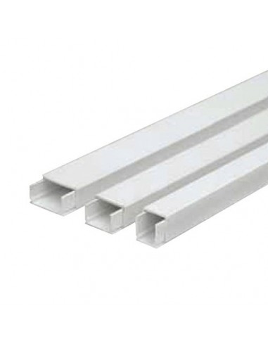CANALETA ADHESIVA C/TAPA 16x16mm x 2mt