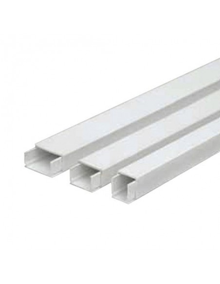 CANALETA ADHESIVA C/TAPA 16x16mm x 2mt