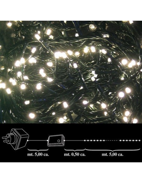 Luces Navidad 100 Leds Luz Cálida Interior / Exterior Ip44 2