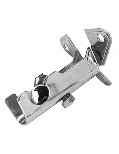 Soporte Tubo 12 mm.Ø Cromo Frontal