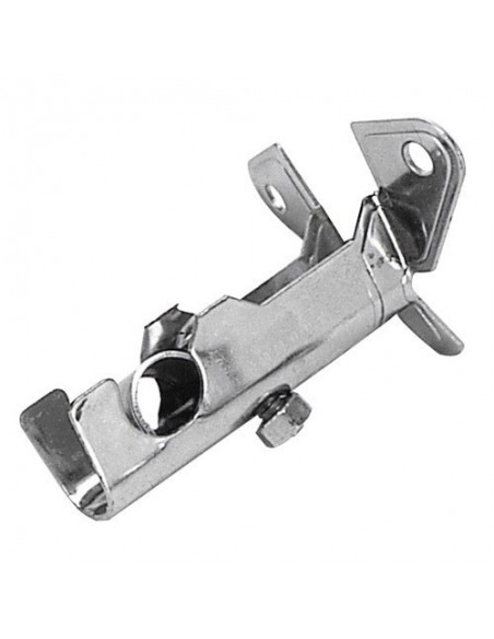 Soporte Tubo 12 mm.Ø Cromo Frontal 2