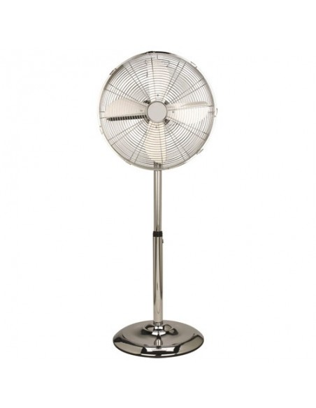 Ventilador Maurer de Pie 125 cm. de Alto Cromo