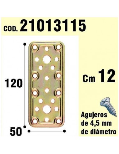 Soporte Para Madera Placa Bicromatada    50x120