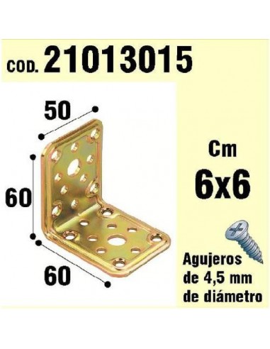 Soporte Para Madera Ángulo 50x 60x 60