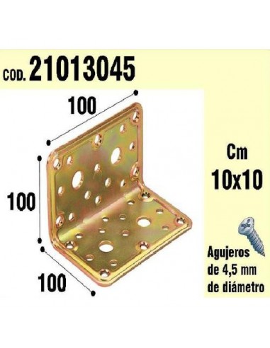 Soporte Para Madera Ángulo 100x100x100