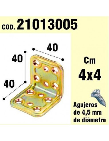 Soporte Para Madera Ángulo 40x 40x 40