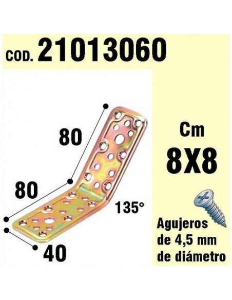 Soporte Para Madera Ángulo 40x 80x 80/135°
