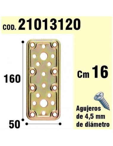 Soporte Para Madera Placa Bicromatada 50x160