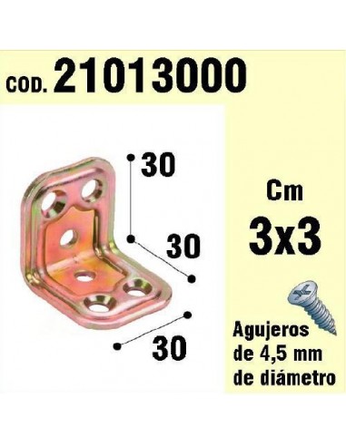 Soporte Para Madera Ángulo 30x 30x 30