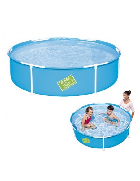 Piscina Infantil Redonda Estructura Metalica 152x38 cm.