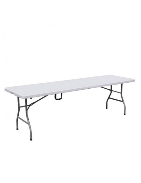 Mesa Plegable Rectangular 242x76x74cm