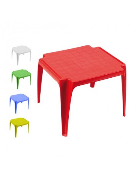Mesa Resina Infantil Colores Surtidos