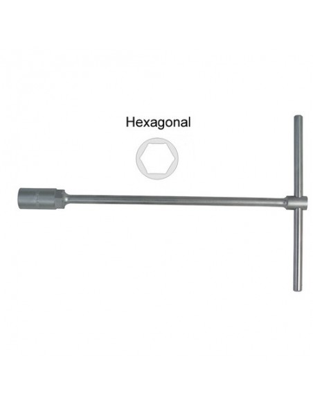 Llave Vaso Maurer Mango "T"    8 mm.