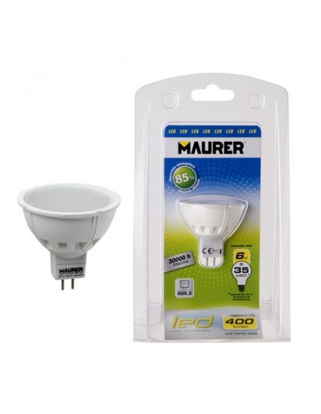 Bombilla Led Dicroica PIN SMD 6w-35w .Lumenes 345