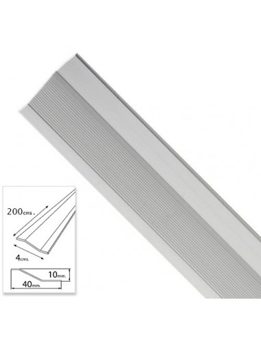 Tapajuntas Adhesivo Para Ceramica Aluminio Plata 200