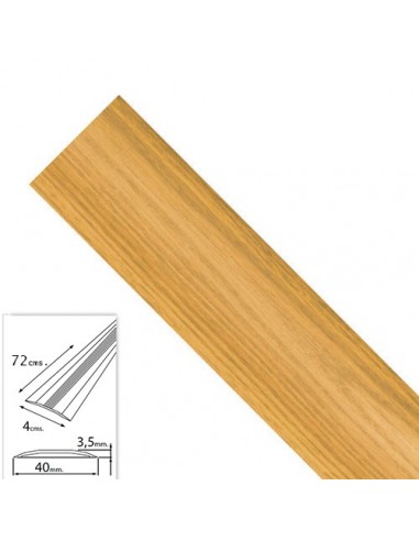 Tapajuntas Adhesivo Para Moquetas Aluminio Roble   82