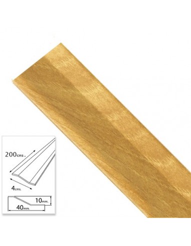Tapajuntas Adhesivo Para Ceramica Aluminio Roble 200