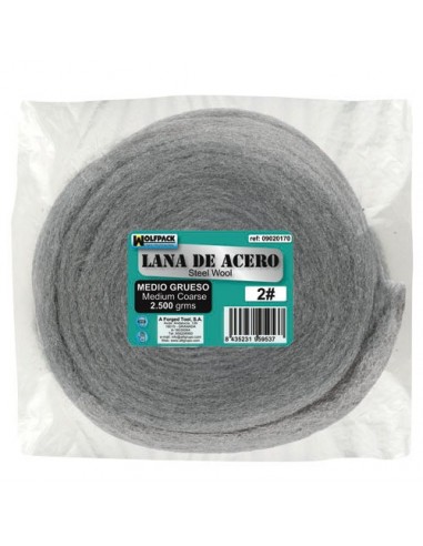 Lana De Acero 2500 gr   Lisa "0"
