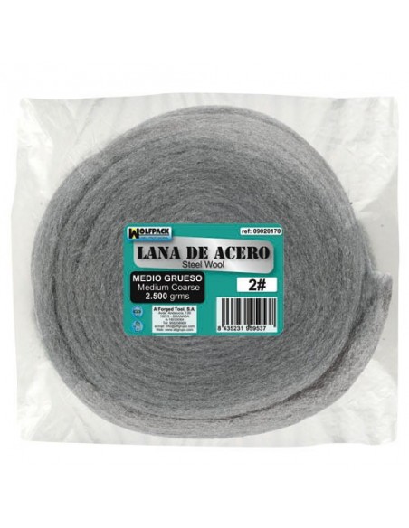 Lana De Acero 2500 gr   Lisa "0"